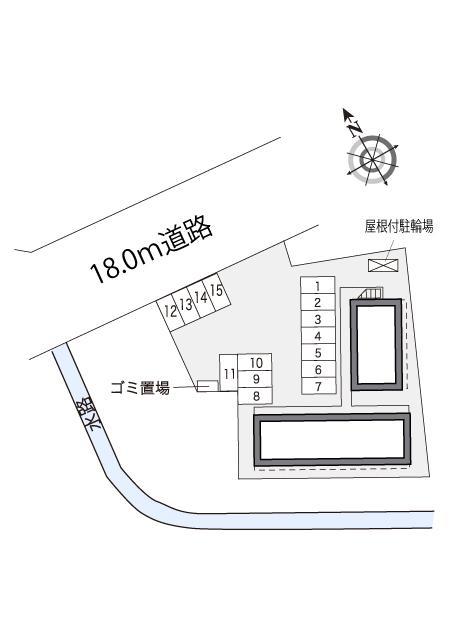潤(21824)の駐車配置図