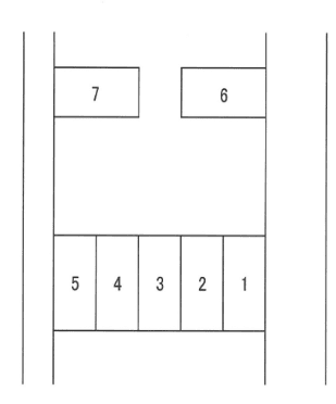 337駐車場の駐車配置図