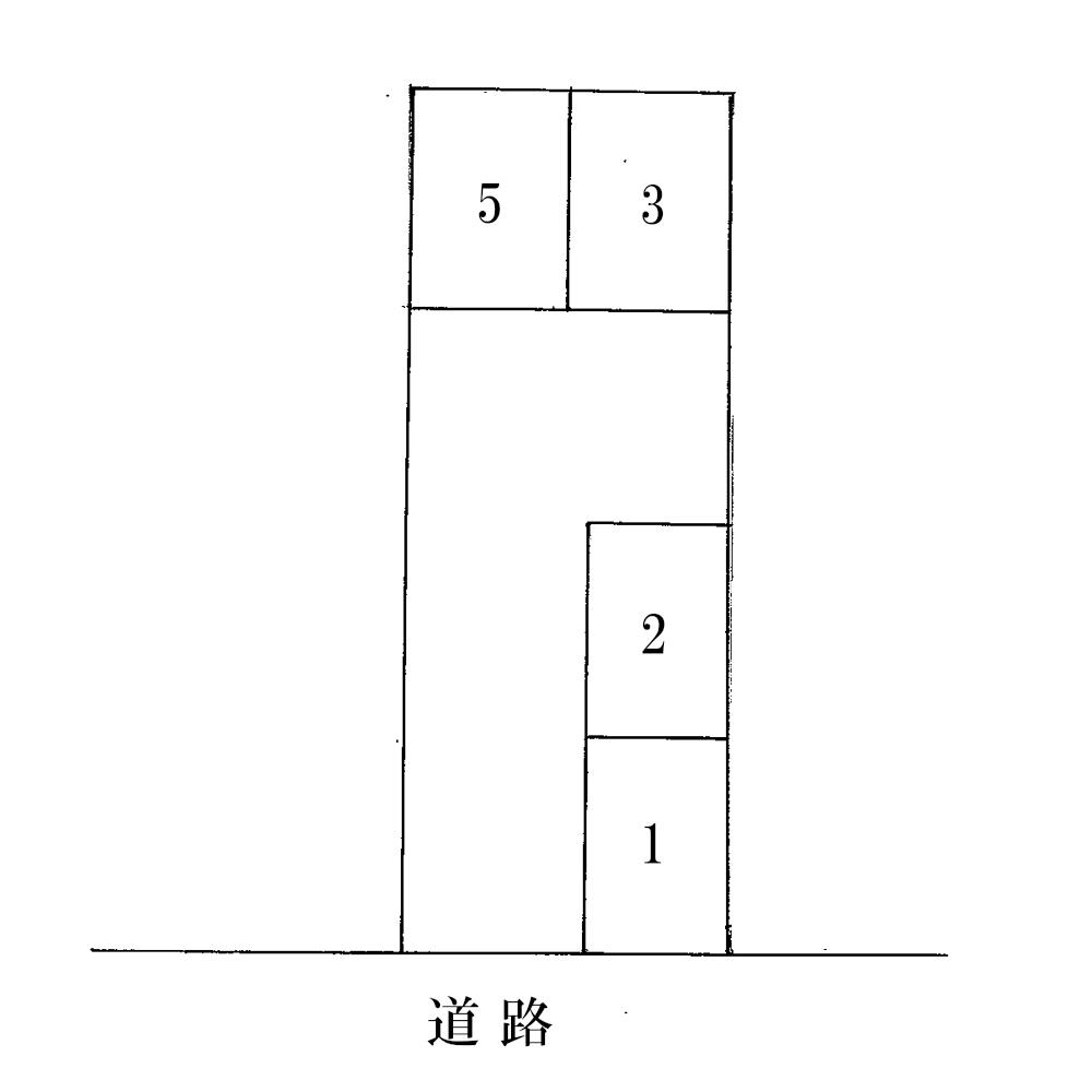 杉本駐車場の駐車配置図