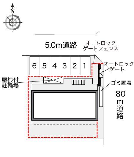 TWOビレッジ(40878)の駐車配置図