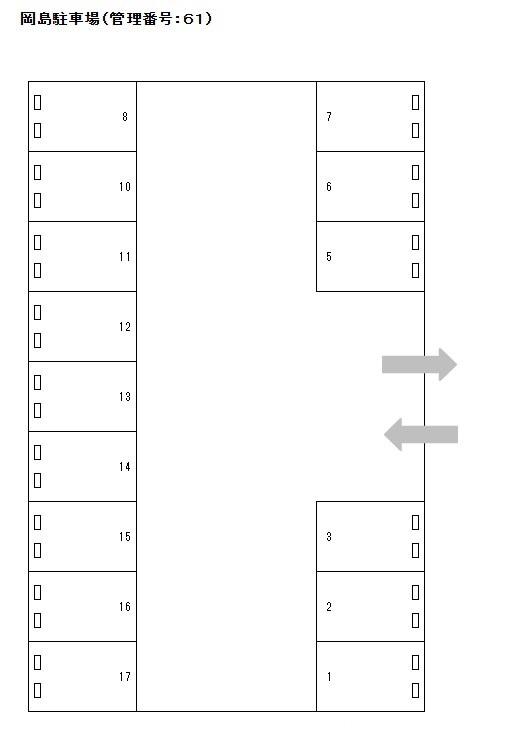 J-061の駐車配置図