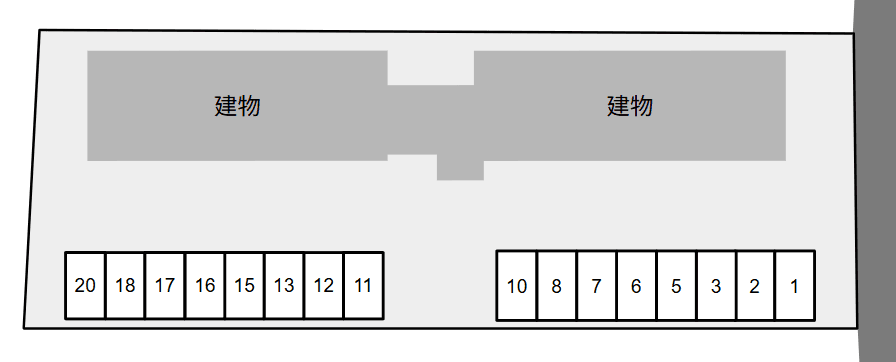 マロンAの駐車配置図