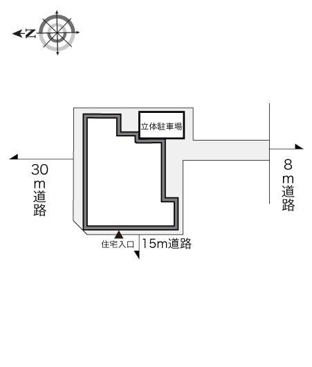 Flat新栄(24625)の駐車配置図