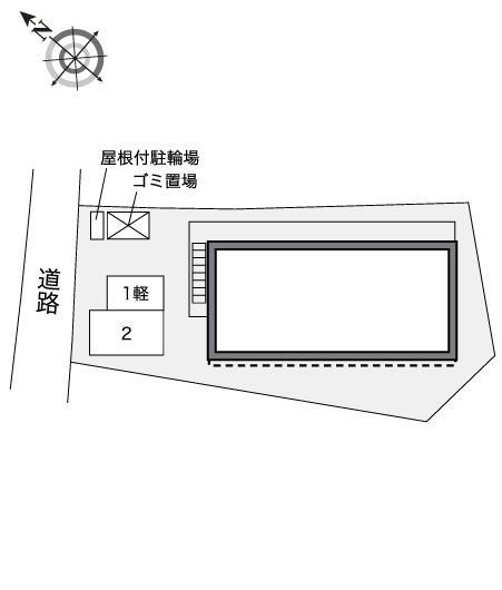 白岳226(41632)の駐車配置図