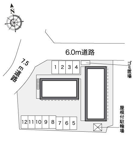 シャングリラ2007(32080)の駐車配置図