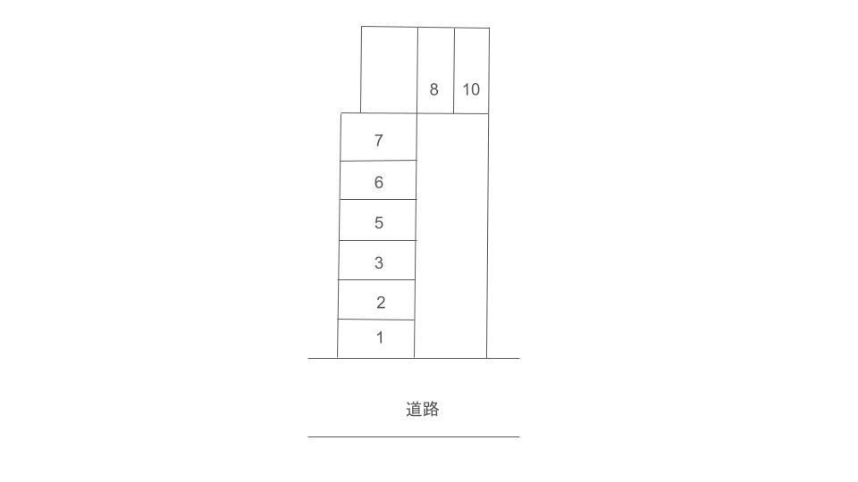 17710駐車場の駐車配置図