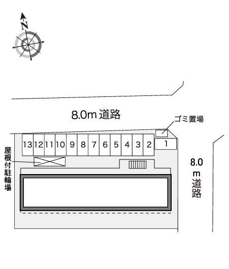 志賀(30410)の駐車配置図