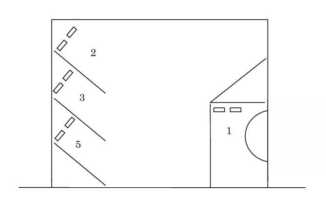 森1010番地駐車場の駐車配置図