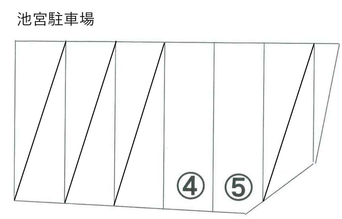 池宮駐車場の駐車配置図