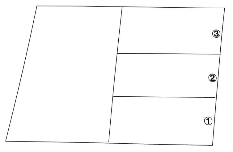 吉田駐車場の駐車配置図