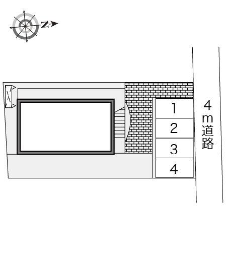 フルール(12247)の駐車配置図