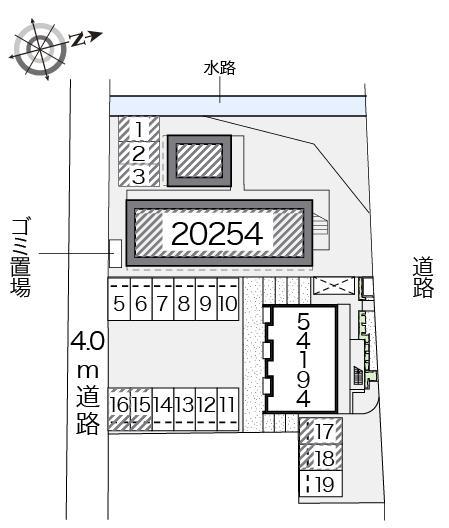 北斗Ⅱ(20254) 敷地外駐車場の駐車配置図