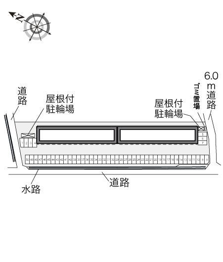ツインレオ(31236)の駐車配置図