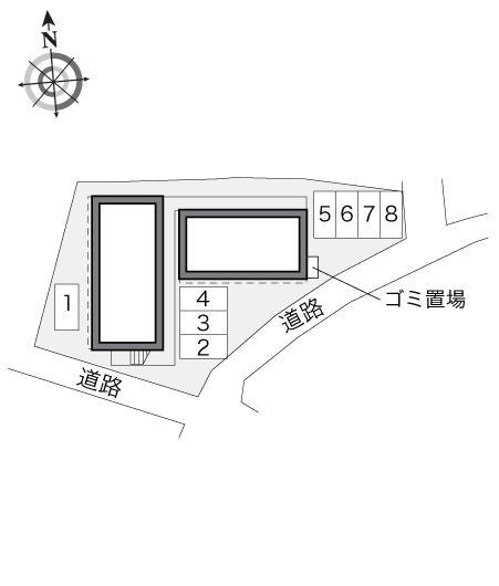 リバティーベル(18424)の駐車配置図