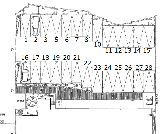 シプレスの駐車配置図