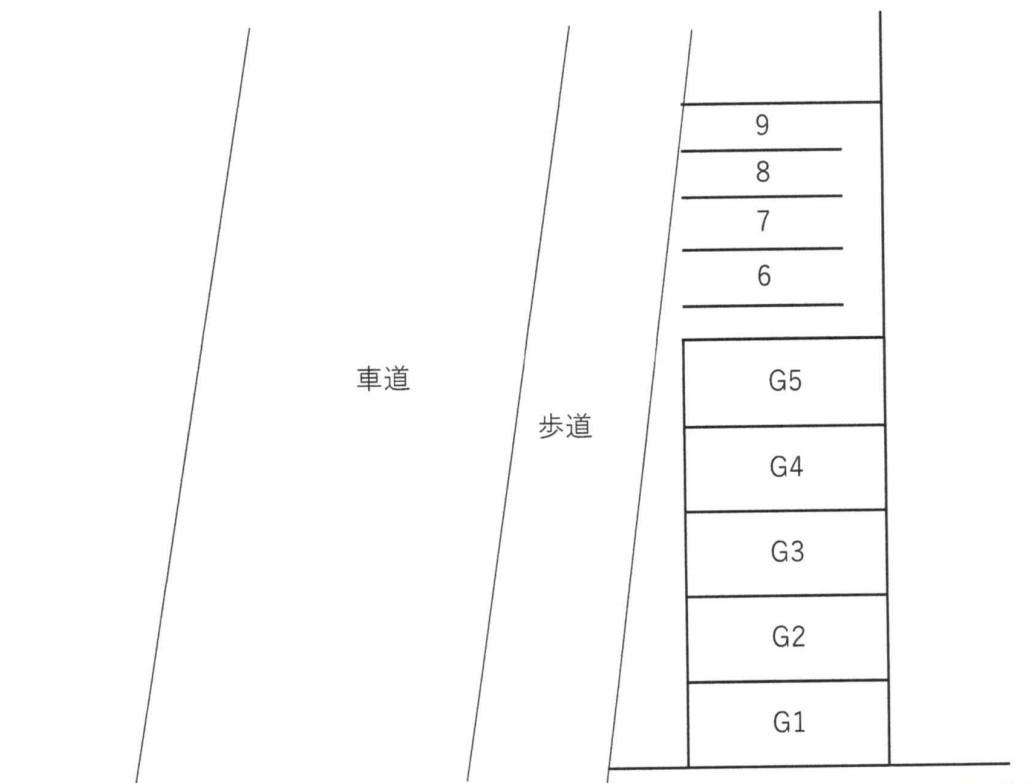 イアスバイクパーク板橋本町の駐車配置図