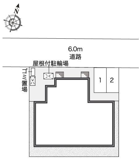 ライズ323(44095)の駐車配置図