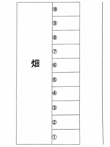 八枝パーキングⅡの駐車配置図