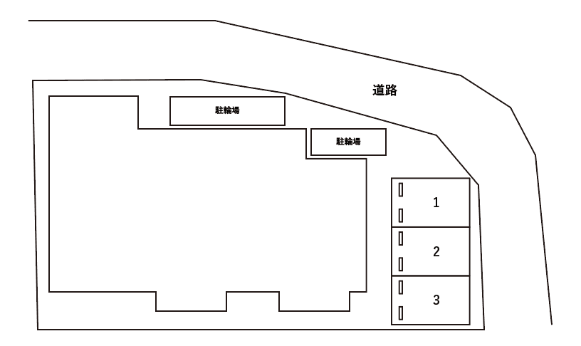 アムール レオの駐車配置図