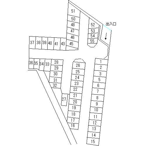 いずみ野駐車場 の駐車配置図