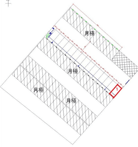 鶴ヶ島駅前の駐車配置図
