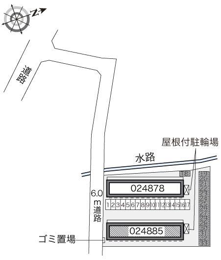 トータスⅢ(24885)の駐車配置図