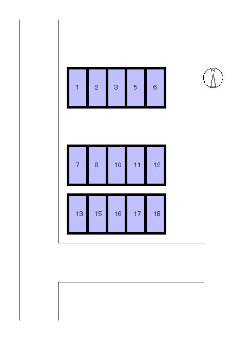 トヨノモータープール旭丘の駐車配置図