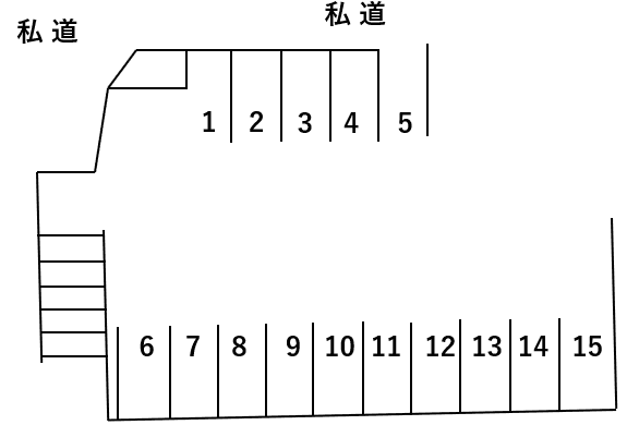 SOCIA SKY Pの駐車配置図