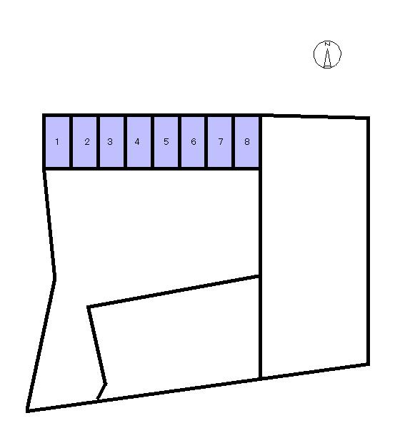 タケダモータープールの駐車配置図