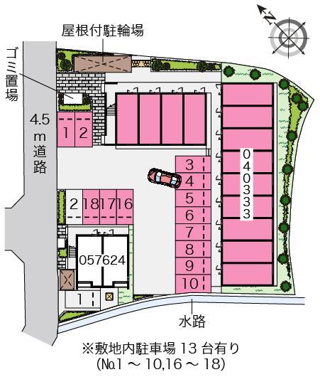 悠(40333)の駐車配置図