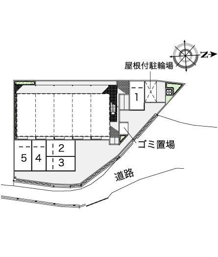 ル シエル ブルー(43102)の駐車配置図