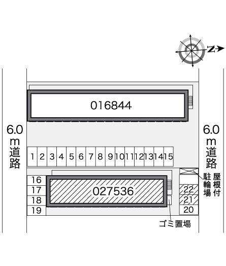 赤穂2(27536)の駐車配置図