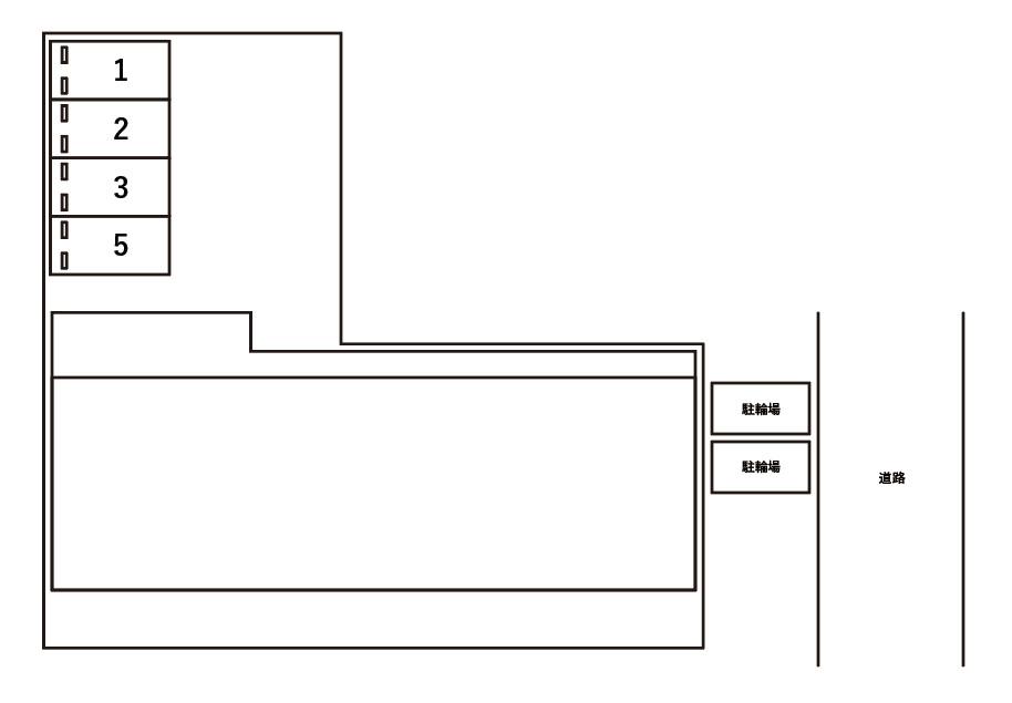 アンプルール フェール 寿の駐車配置図