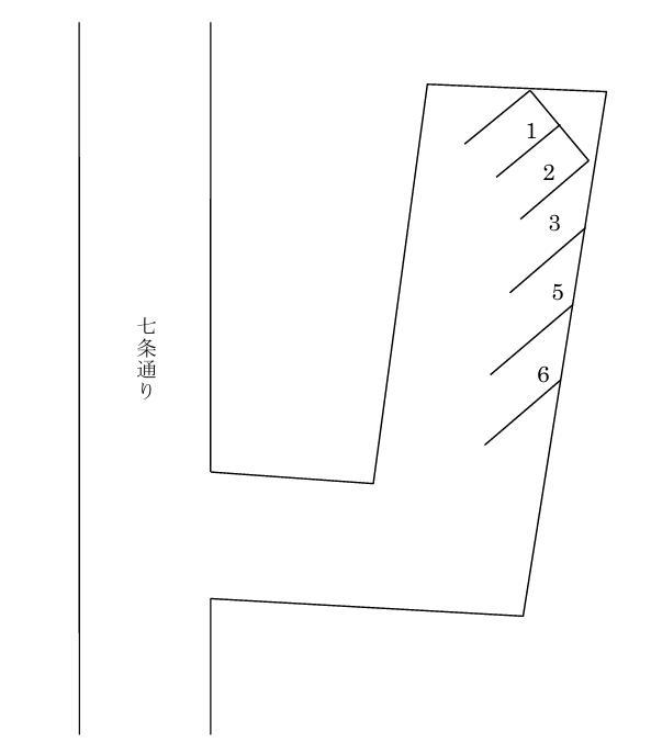 行永587駐車場の駐車配置図