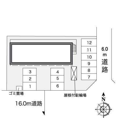 大地Ⅱ(26438)の駐車配置図