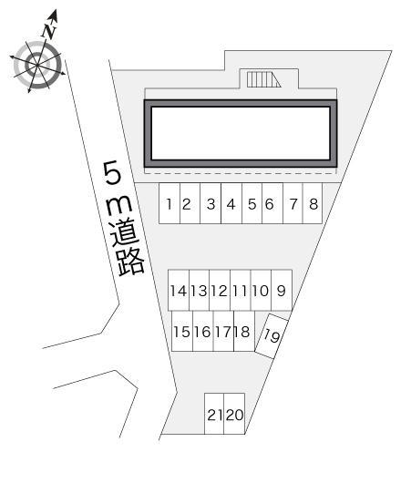 サニーヒル(14597)の駐車配置図
