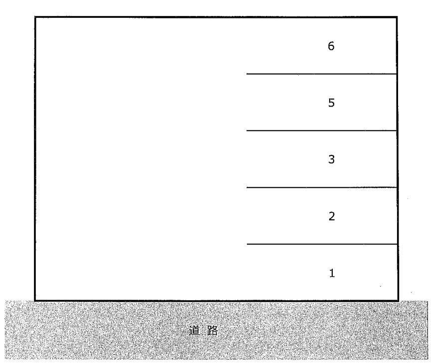 西尾第三パーキングの駐車配置図