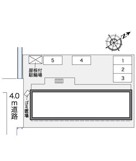 エターナルⅢ(27080)の駐車配置図