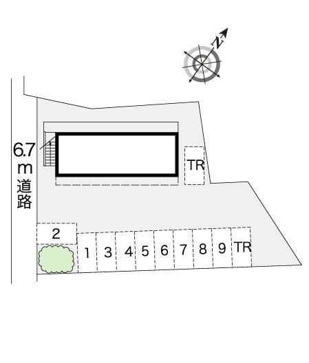 羽津(6898)の駐車配置図