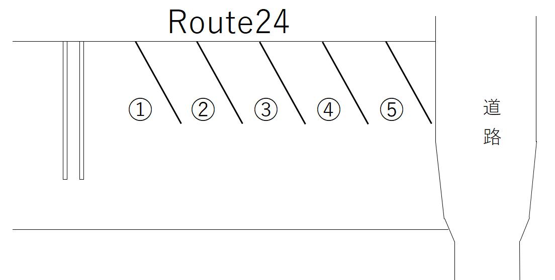 Route24の駐車配置図