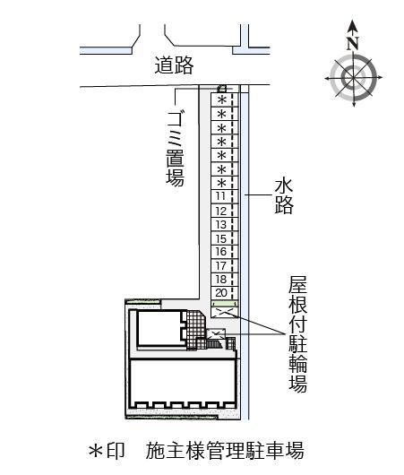 ますが(54649)の駐車配置図