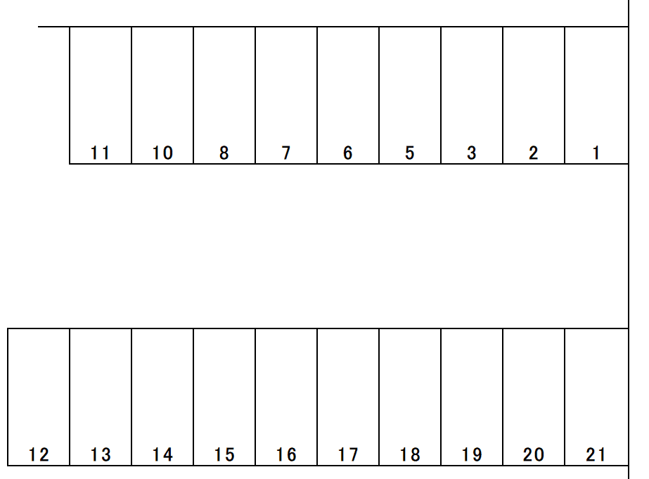 000051の駐車配置図