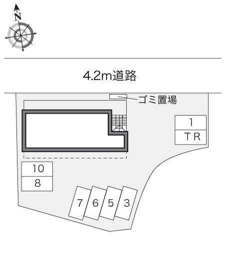 SMILE(10637)の駐車配置図