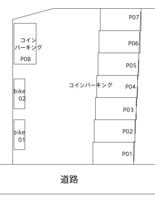 ミノラスパーキング蒲田1丁目第4の駐車配置図