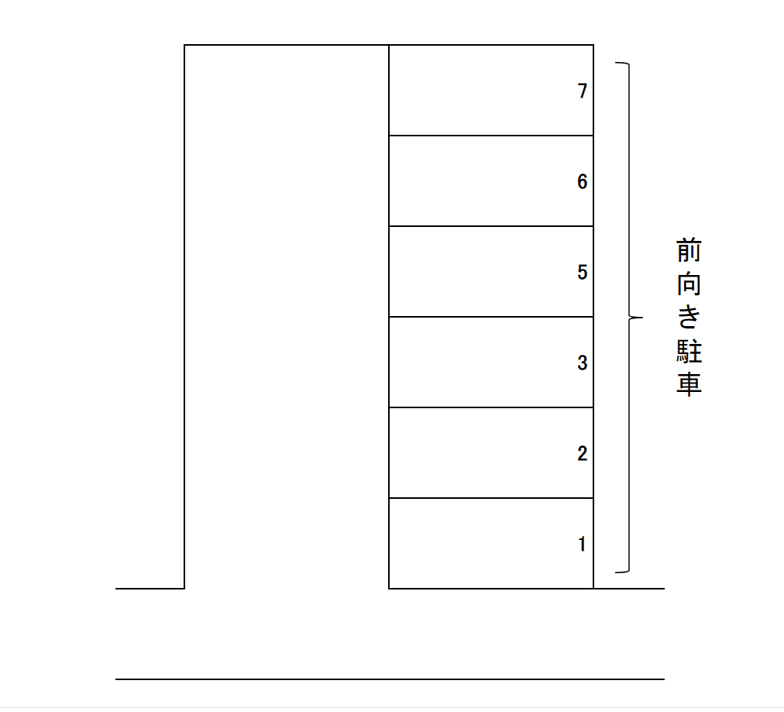 000195の駐車配置図