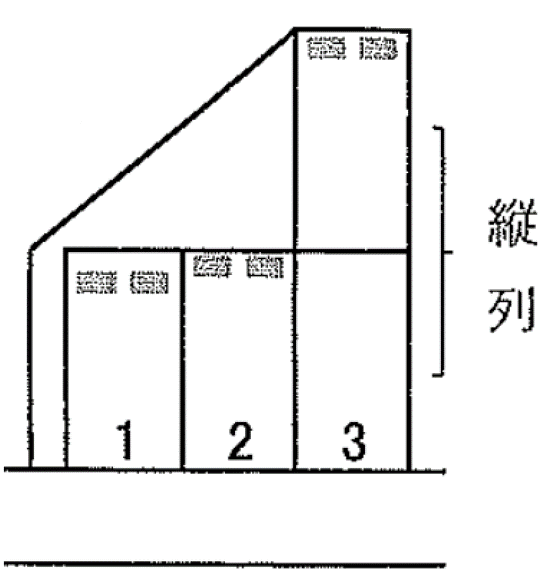 パーキング出崎の駐車配置図