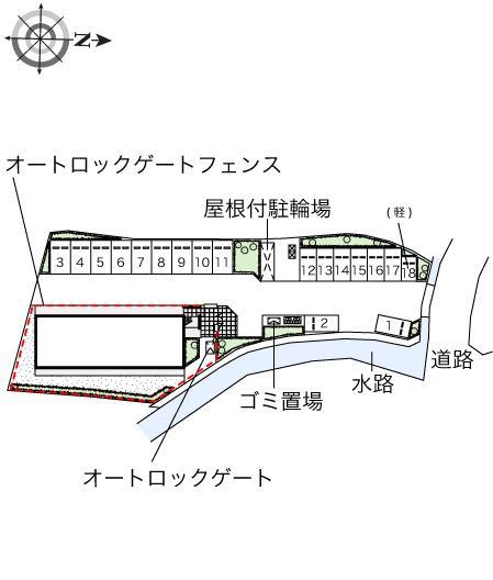 OKANISHI(38767)の駐車配置図