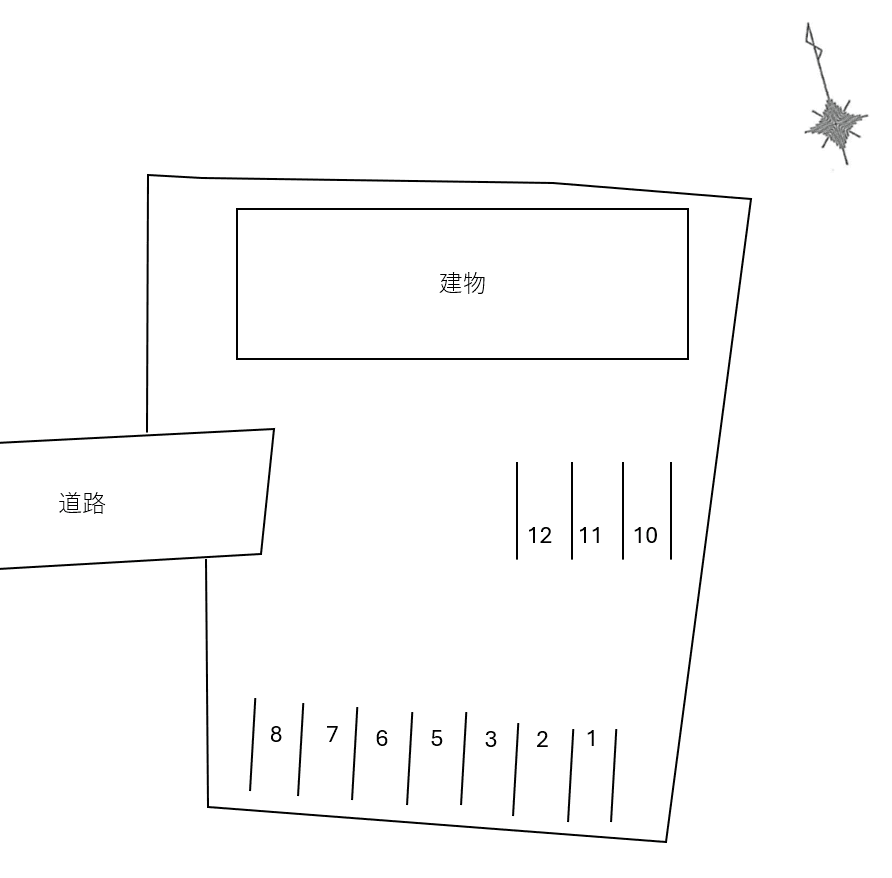Variante別駐車場の駐車配置図