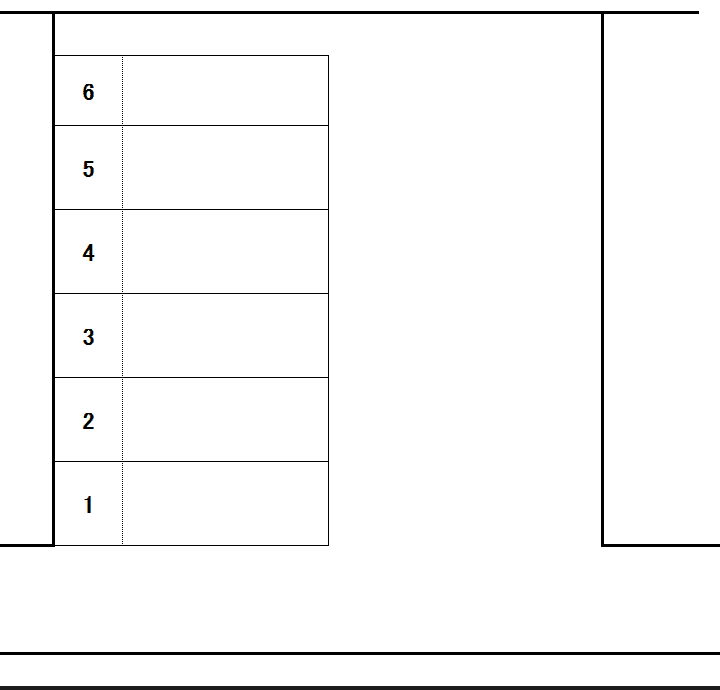 鍛冶町月極駐車場の駐車配置図