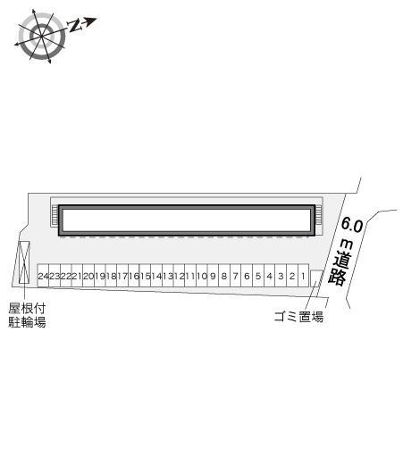 ピアンターレ(34399)の駐車配置図